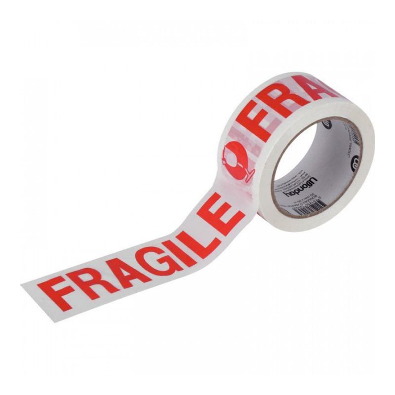 ADHÉSIFS**PQT6*ROULEAU 50 MM X 66 M, IMPRIMÉS 'FRAGILE' ADHÉSIFS**PQT6*ROULEAU 50 MM X 66 M, IMPRIMÉS 'FRAGILE'
