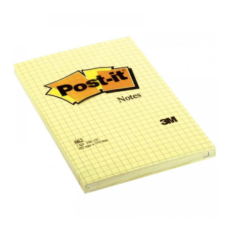 BLOC REPOSITIONNABLE 102X152 JAUNE 5X5 100F. POST IT JAUNE POST IT PEFC BLOC REPOSITIONNABLE 102X152 JAUNE 5X5 100F. POST IT JAUNE POST IT PEFC
