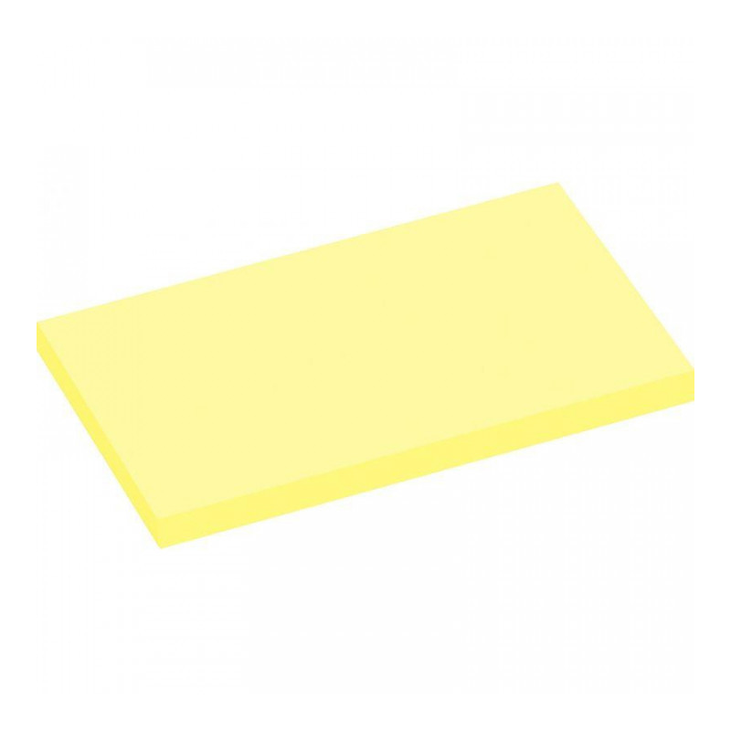 BLOC REPOSITIONNABLE 75X125 JAUNE *PQT12*ECO JAUNE 5655-01 BLOC REPOSITIONNABLE 75X125 JAUNE *PQT12*ECO JAUNE 5655-01