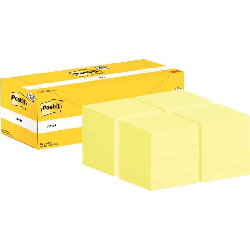 BLOC REPOSITIONNABLE 76X76 JAUNE 100F PQT18+6 OFFERTS POST IT BLOC REPOSITIONNABLE 76X76 JAUNE 100F PQT18+6 OFFERTS POST IT