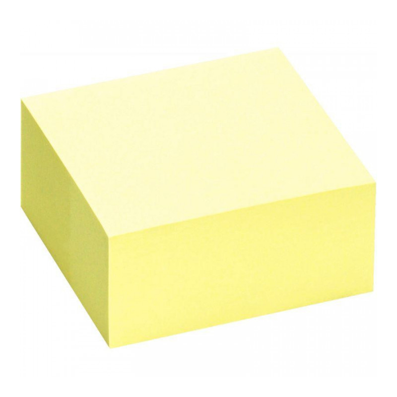 BLOC REPOSITIONNABLE JAUNE 75X75 CUBE 400F ECO FSC LIKE BLOC REPOSITIONNABLE JAUNE 75X75 CUBE 400F ECO FSC LIKE