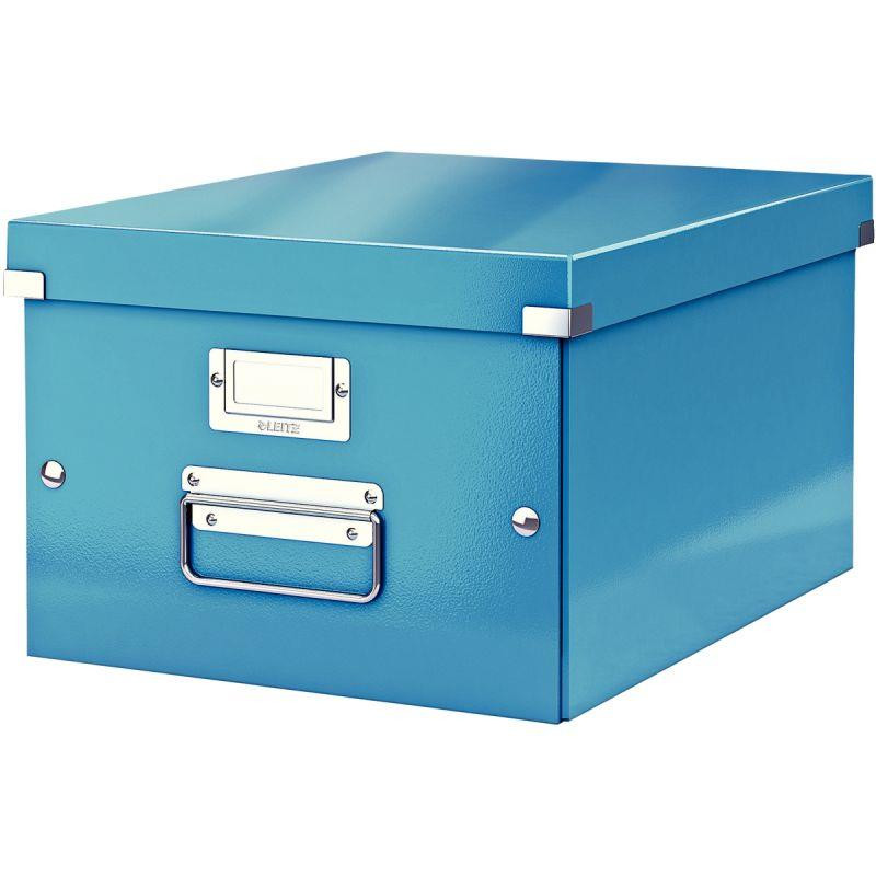 BOITE DE RANGEMENT EN CARTON CLICK&STORE WOW A4 BLEU BOITE DE RANGEMENT EN CARTON CLICK&STORE WOW A4 BLEU