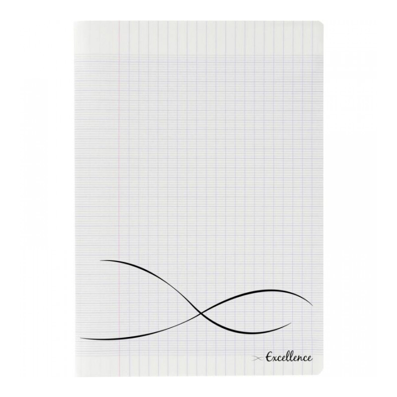 CAHIER PIQUE A4+ 96P SEYES COUV INCOLORE PP 24X32 EXCELLENCE PEFC CAHIER PIQUE A4+ 96P SEYES COUV INCOLORE PP 24X32 EXCELLENCE PEFC