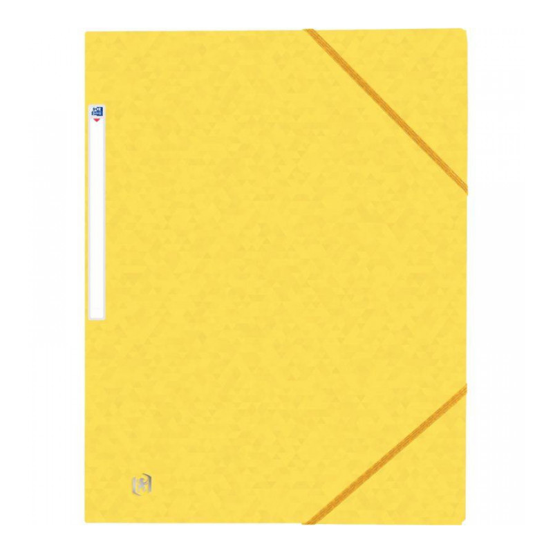 CHEMISE 3 RABATS À ÉLASTIQUES TOP FILE+ EN CARTE LUSTRÉE 4/10E 390G, JAUNE CHEMISE 3 RABATS À ÉLASTIQUES TOP FILE+ EN CARTE LUSTRÉE 4/10E 390G, JAUNE