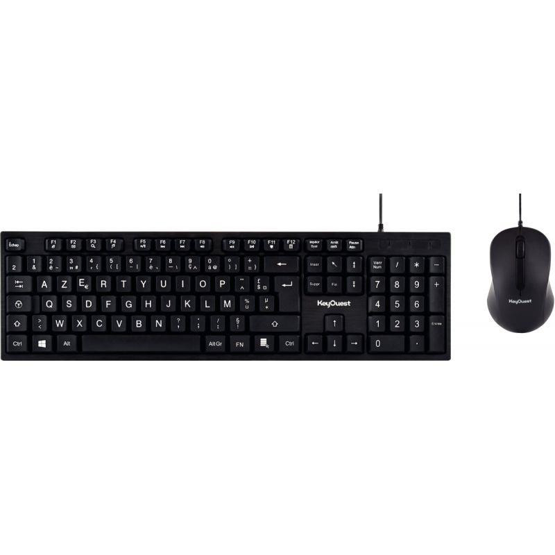 CLAVIER ET SOURIS KEYOUEST FILAIRE CLAVIER ET SOURIS KEYOUEST FILAIRE