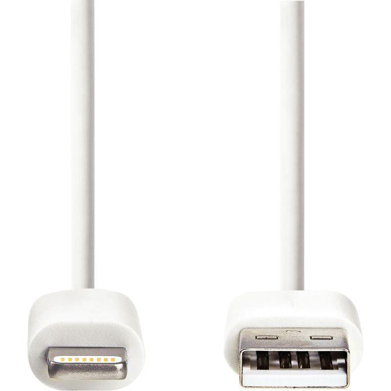 CORDON USB TYPE A VERS TYPE LIGHTNING 1M BLANC CORDON USB TYPE A VERS TYPE LIGHTNING 1M BLANC