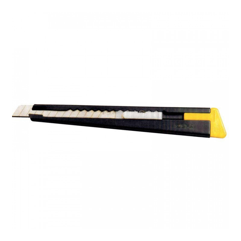 CUTTER 9MM OLFA ACIER LAQUE +SYSTEME AUTOBLOQUANT +1LAME 9 MM CUTTER 9MM OLFA ACIER LAQUE +SYSTEME AUTOBLOQUANT +1LAME 9 MM