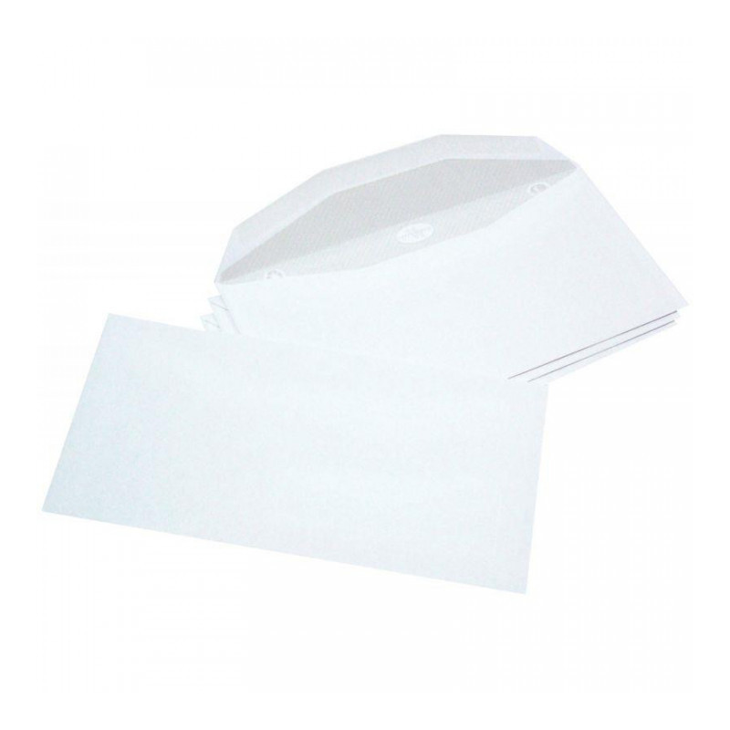 ENVELOPPES**BTE1000* BLANCHES 114X229 80G/M MISE SOUS PLI AUTOMATIQUE GOMMÉES ENVELOPPES**BTE1000* BLANCHES 114X229 80G/M MISE SOUS PLI AUTOMATIQUE GOMMÉES