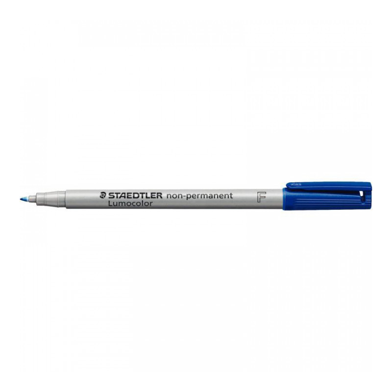 FEUTRE BLEU LUMOCOLOR NON-PERMANENT POINTE FINE 0,6MM FEUTRE BLEU LUMOCOLOR NON-PERMANENT POINTE FINE 0,6MM