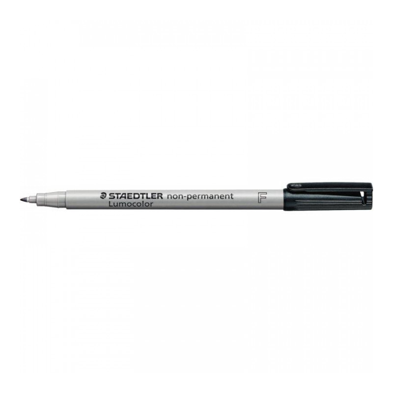 FEUTRE NOIR LUMOCOLOR NON-PERMANENT POINTE FINE 0,6MM FEUTRE NOIR LUMOCOLOR NON-PERMANENT POINTE FINE 0,6MM