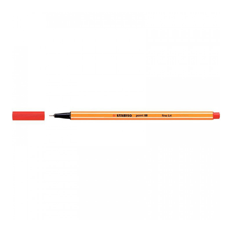 FEUTRE ROUGE POINTE FINE POINT88 STABILO 88/40 FEUTRE ROUGE POINTE FINE POINT88 STABILO 88/40
