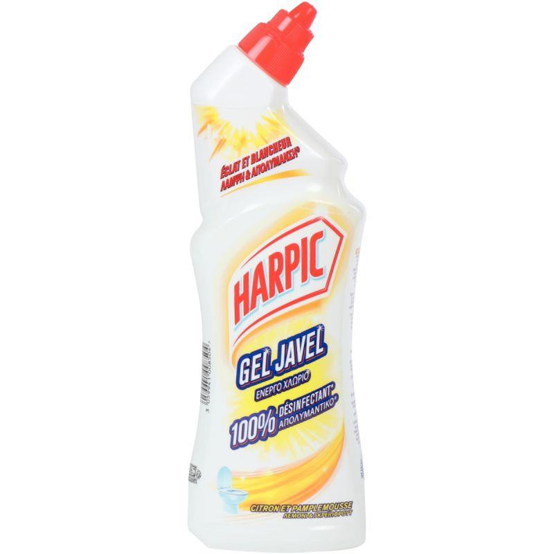 FLACON DE 750ML GEL JAVEL ÉCLAT ET BLANCHEUR HARPIC CITRON-PAMPLEMOUSSE FLACON DE 750ML GEL JAVEL ÉCLAT ET BLANCHEUR HARPIC CITRON-PAMPLEMOUSSE