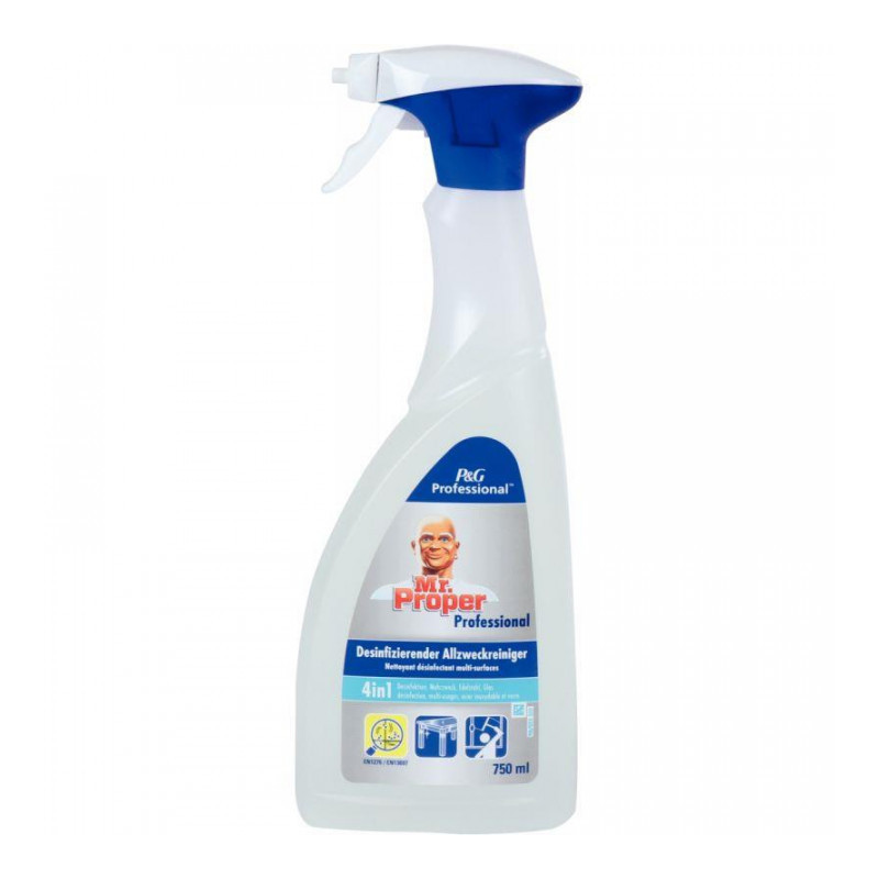 NETTOYANT DÉSINFECTANT MULTI-SURFACES SPRAY 750ML EN14476 MR PROPRE PROFESSIONNE NETTOYANT DÉSINFECTANT MULTI-SURFACES SPRAY 750ML EN14476 MR PROPRE PROFESSIONNE