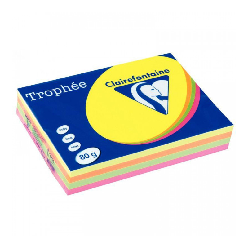 PAPIER REPRO A4 PANACHE FLUO 80G RTE 500 CLAIRALFA 1705SC PAPIER REPRO A4 PANACHE FLUO 80G RTE 500 CLAIRALFA 1705SC