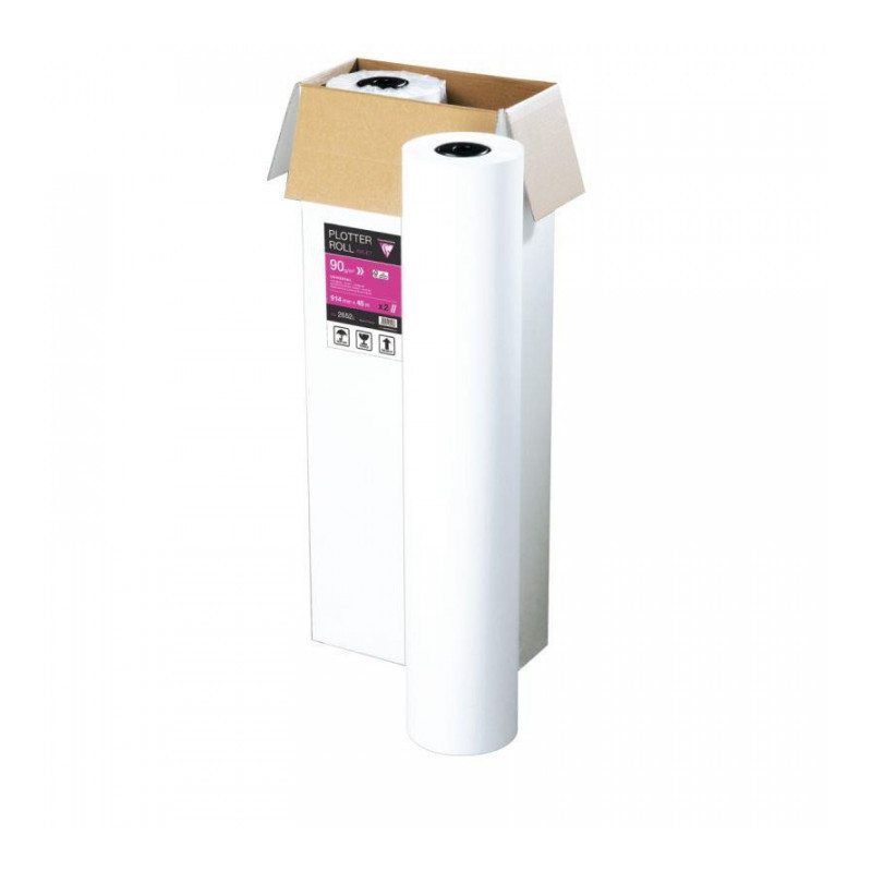 PAQUET DE 2 ROULEAUX PAPIERS 0.914X50 METRES 80 GRAMMES JET ENCRE PAQUET DE 2 ROULEAUX PAPIERS 0.914X50 METRES 80 GRAMMES JET ENCRE