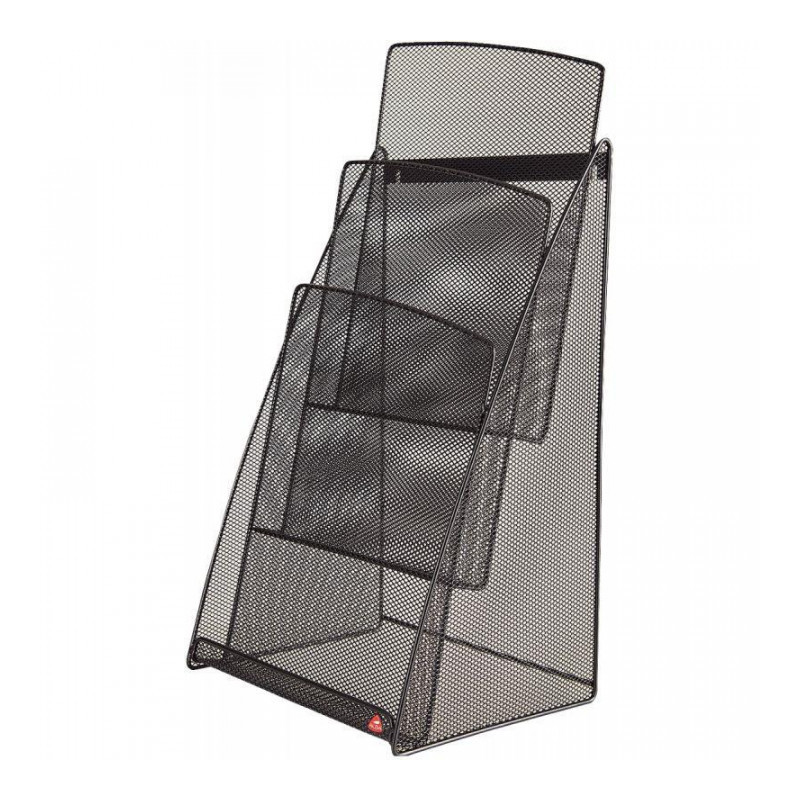 PORTE BROCHURE MÉTAL MESH NOIR A4 PORTE BROCHURE MÉTAL MESH NOIR A4