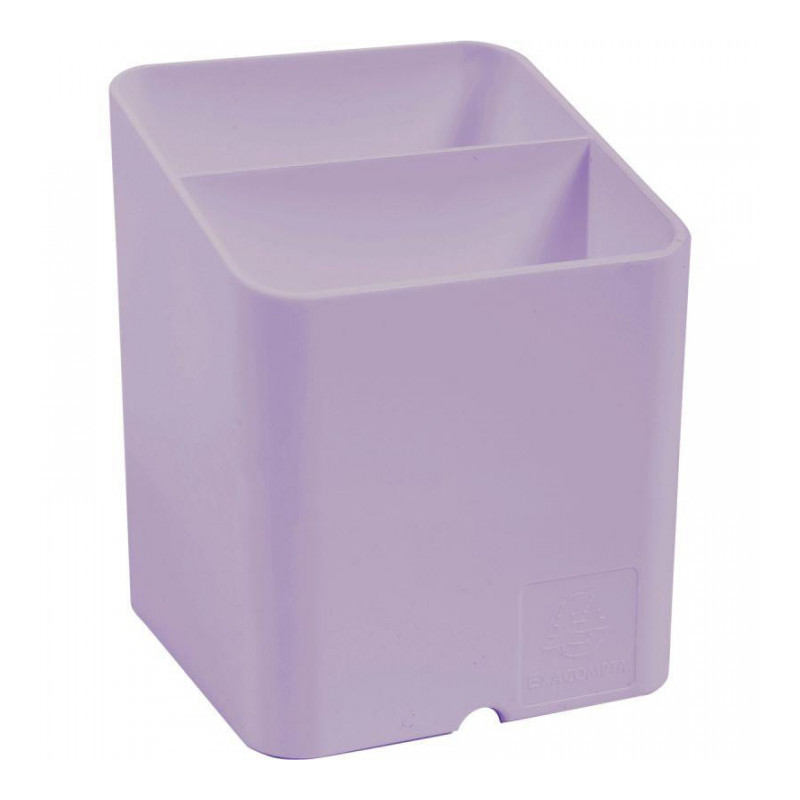 POT A CRAYON CUBE MAUVE PASTEL POT A CRAYON CUBE MAUVE PASTEL