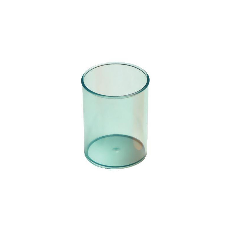 POT BLEU À CRAYONS ROND DIAMÈTRE 7CM TRANSPARENT POT BLEU À CRAYONS ROND DIAMÈTRE 7CM TRANSPARENT
