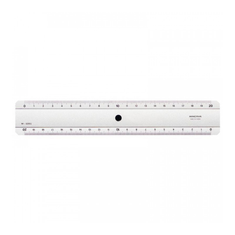 RÈGLE PLATE, 20 CM, 2 BISEAUX RÈGLE PLATE, 20 CM, 2 BISEAUX