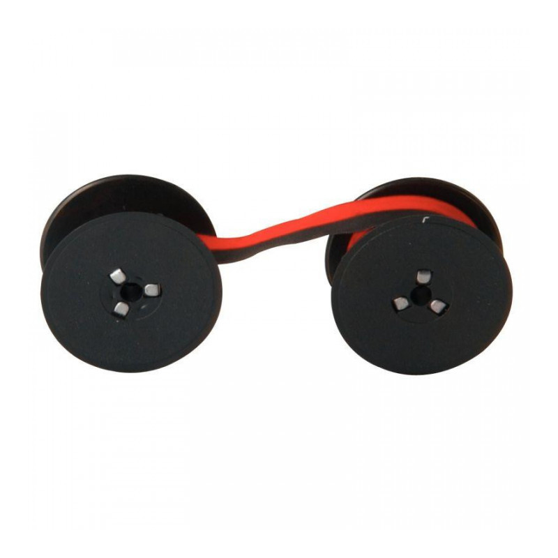 RUBAN *BTE6*NYLON 41/42/51 NOIR/ROUGE BI-BOBINE GR35 RUBAN *BTE6*NYLON 41/42/51 NOIR/ROUGE BI-BOBINE GR35