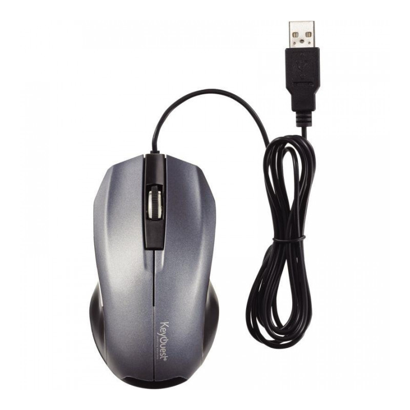 SOURIS FILAIRE OPTIQUE KEYOUEST EXPERT COULEUR GRIS SOURIS FILAIRE OPTIQUE KEYOUEST EXPERT COULEUR GRIS