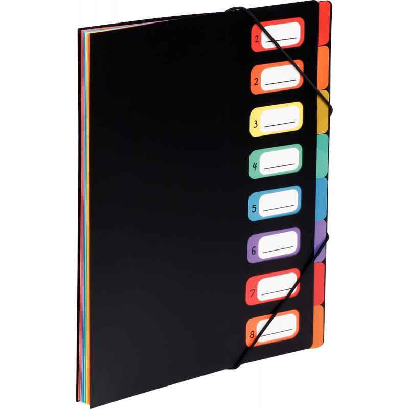 TRIEUR EXTENSIBLE EN POLYPROPYLÈNE 8 COMPARTIMENTS RAINBOW CLASS TRIEUR EXTENSIBLE EN POLYPROPYLÈNE 8 COMPARTIMENTS RAINBOW CLASS