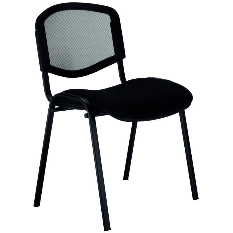 CHAISE D'ACCUEIL MESH ERGO NOIR ISO struct.interne ass.en multiplis hêtre 4 pieds époxy noir doss.résille non feu assise tissu l CHAISE D'ACCUEIL MESH ERGO NOIR ISO struct.interne ass.en multiplis hêtre 4 pieds époxy noir doss.résille non feu assise tissu l
