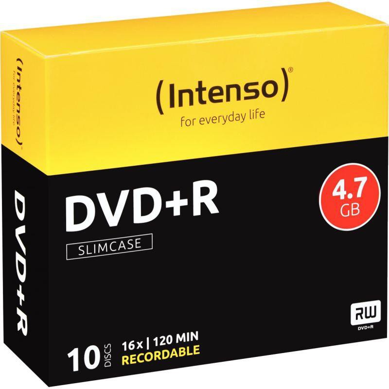 PAQUET DE 10 DVD+R INTENSO 4,7 GO PAQUET DE 10 DVD+R INTENSO 4,7 GO