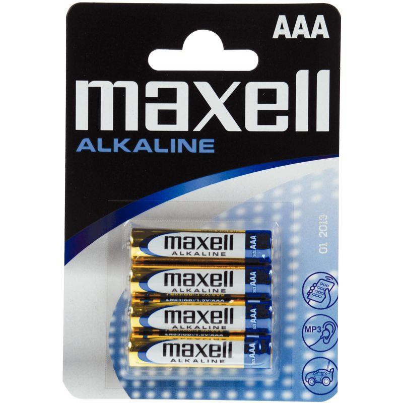 PILE LR03 AAA *PQT4* ALCALINES 1.5V MAXELL TOP PRIX PILE LR03 AAA *PQT4* ALCALINES 1.5V MAXELL TOP PRIX